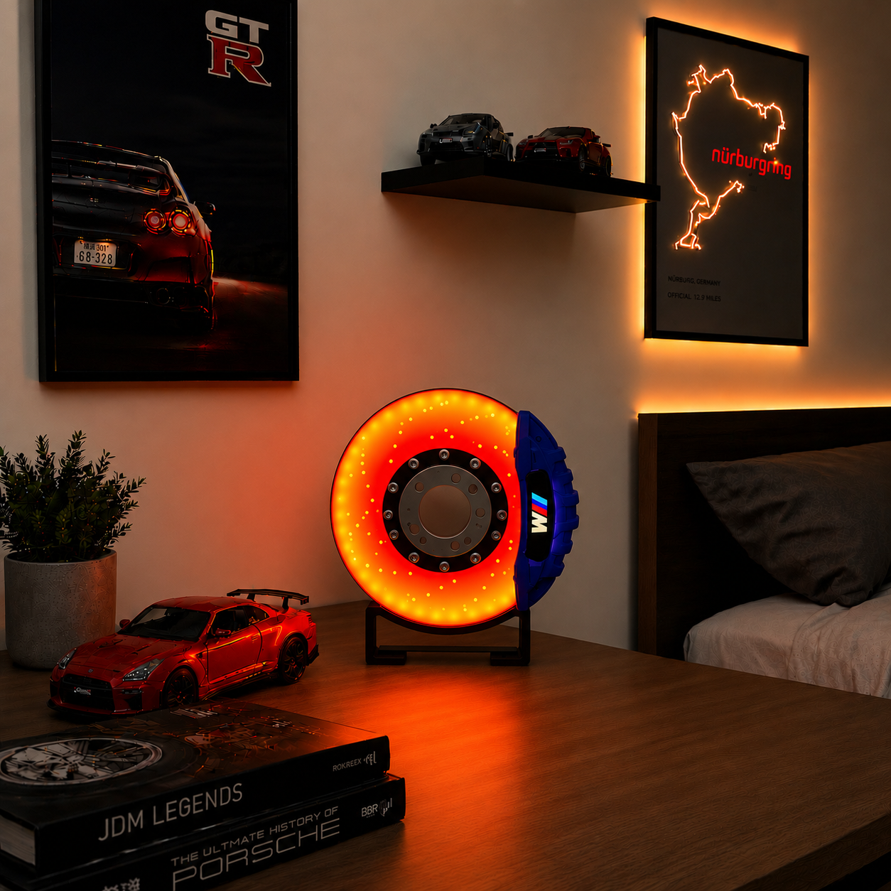Disco de freno LED